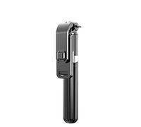 SCRUBY Trípode extensible con Bluetooth de aleación de aluminio de calidad, monopié con luz LED de relleno (A)
