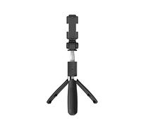 SCRUBY Trípode plegable 3 en 1 inalámbrico Bluetooth Selfie Stick extensible con soporte para teléfono remoto