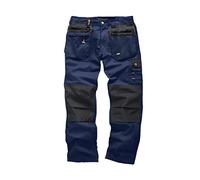 Scruffs Pantalones descuidados para Hombres Trabajadores, Hombre, Pantalones, Worker Plus, Azul Marino, XXL