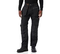 Scruffs Ripstop Trade - Pantalones de Trabajo Negros, 28 Cortos