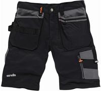 Scruffs Trade Short, Pantalones para Hombre, Negro (Black), 40 ES (32" UK)