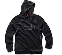 Scruffs Sudadera con Capucha para Hombre, Color Negro, Talla L