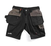 Scruffs Worker Plus Holster Pantalones Cortos de utilidades de Trabajo, Negro, 32W para Hombre