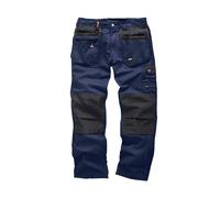 Scruffs Worker Plus Pantalón de Trabajo en Azul Marino - 34L