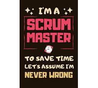 Scrum Master Gifts: Lined Notebook Journal Paper Blank, an Appreciation Gift for Scrum Master to Write in (Volume 4)