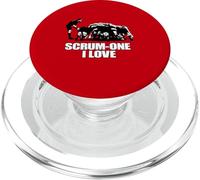 Scrum One I Love Rugby Romance Moderno PopSockets PopGrip para MagSafe