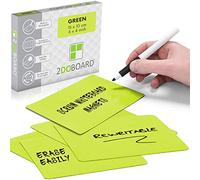 Scrum Tarjetas magnetico y reutizable - 15 x 10 cm - Juego de 25 imanes (Verde)