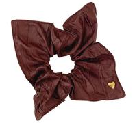Scruncelli Para Bufanda - Crujidos Para El Cabello De Mujer, Accesorios Para El Cabello De Corazón De PU | Corbatas Elásticas Para Cabello Para Mujeres Y Niñas Con Cabello Grueso Y Delgado