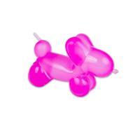 Scrunchems Sugar Balloon Dog Squeezable Stress Relief Toy, Sparkly Textured Sensory Fidget, Azul, Rosa o Naranja