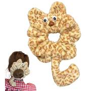 Scrunchies Afelpados Para Mujer - Cuerda De Pelo Felino | Cuerda Pelo | Para Mujeres Damas Chicas Esposas Bailarinas Artistas Cumpleaños Vacaciones Gimnasio Yoga Clase Escuela Boda