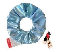 Scrunchies con bolsillo con cremallera - Accesorios de estilo elástico suave para peinar el cabello, gomas para el cabello con compartimento secreto, para cabello fino y rizado para mujeres y niñas