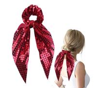 Scrunchies con Lentejuelas,Gomas Destellantes - Sujetacolas Elegantes,para Mujeres, Damas, Bailarinas, Artistas, Vacaciones, Gimnasio, Entrenamiento, Yoga, Clase, Escuela, Boda