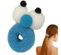 Scrunchies De Alta Elasticidad - Ojos Divertidos De Dibujos Animados, Rizos De Pelo Creativos | Accesorios Para El Cabello De Fiesta De Chicas, Fuertes Grupos De Mantenimiento Para Looks Diarios