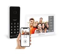 SCS Sentinel Videoportero cableado PVF0054 CODEVISIO Wi‑Fi 7" LCD 110° visión nocturna IP65 Blanco