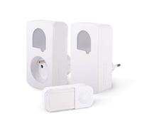 SCS Sentinel, CSF0111, Timbre inalámbrico y sin pilas, blanco - Juego de 2 - Sone Duo