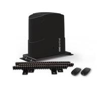 SCS Sentinel, MCO0124, Operador de puerta corredera 24V, 2 mandos a distancia, cremalleras y luz intermitente, longitud de puerta 5 metros y peso máximo 400 kg, SimplyOpen 3