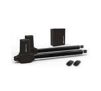 SCS Sentinel, MVE0116, Motorización 24V con cilindros para cancela batiente 4M/300kgs, 2 mandos a distancia de 2 canales, Compatible con madera, aluminio, hierro, PVC reforzado, SimplyOpen 1+