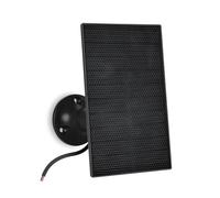 SCS SENTINEL - Panel Solar Heyview Air - Fuente De Alimentación Independiente De 5 V Cc Y 1,6 W Para Intercomunicador Exterior - Cable De 47 Cm, Soporte De Pared Y Tornillos Incluidos