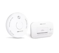 SCS Sentinel - SDA0039 - SecureKit - Detector De Humo Y Monóxido De Carbono con Certificación CE - Alarma De 85 Db - Botón De Autoprueba - Luz Indicadora - 1 Pila De 9 V - SmokeAlarm 3Y & CO-Alarm