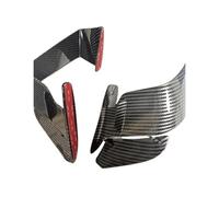 SCSTHRCRA Alerón de Motocicleta para B&MW S 1000 RR 2015-2018 Accesorios De Motocicleta Alerones Alerón Aerodinámico Carenado ala Fija Cubierta De Viento (Black)
