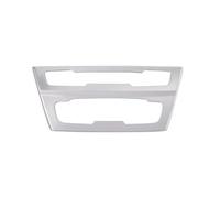 SCSTHRCRA Para B&MW X1 F48 X2 F47 2016-2021 Consola Coche Aire Acondicionado Botón Volumen Panel CD Cubierta Marco Decorativo Molduras interiores de coche(Silver)