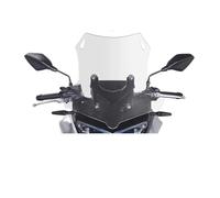 SCSTHRCRA Parabrisas Delantero Motocicleta Para VOGE DS625X DS 625X 625DSX Modificacion De Parabrisas Deflector Aumentado Y Ensanchado 46cm Transparent