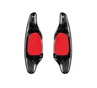 SCSTHRCRA Pomos para Palanca de Coche para C&upra Formentor 2019 2020 2021 C&upra Leon 2020 2021 Extensión De Volante con Levas De Cambio De Fibra De Carbono (Forged Carbon)