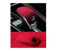 SCSTHRCRA Pomos para Palanca de Coche para P&orsche para Panamera para 971 Tapa De Pomo De Palanca De Cambios Decoración De Embellecedor Pegatina Accesorios Interiores De Coche (Red)