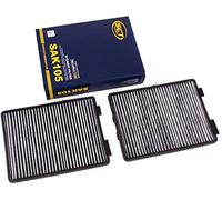 SCT Germany Filtro de habitáculo con carbón activo Aire SAK105 - OEM CUK 2736-2, LAK 73/S, AH 134