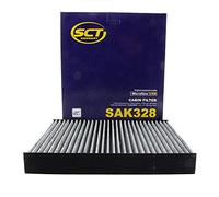 SCT Germany Filtro de habitáculo con carbón activo SAK328 - OEM CUK 24003, LAK 1123,