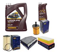Mannol 7715 SAE 5W-30 Longlife Aceite VW 504.00/507.00 ,MB 229.51 ,4x1 de Litro