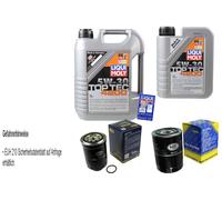 Sct Inspección Set Liqui Moly 6L 5W-30 para Nissan Patrol Talla IV 2.8 Td 2.3