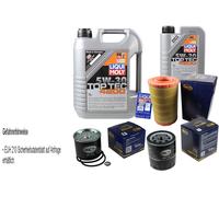SCT Inspección Set Liqui Moly 6L 5W-30 Para Peugeot Boxer Kasten 2.5 TDI