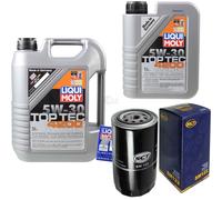 SCT Inspección Set Liqui Moly 6L 5W-30 Para VW Transporter IV Bus 2.5 TDI