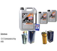 SCT Inspección Set Liqui Moly 7L 5W-30 Para Ssangyong Rexton 2.7 XDi Kyron
