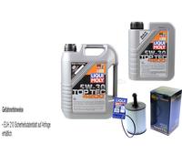 Sct Inspección Set Liqui Moly Top Tec 6L 5W-30 para VW Touran 2.0Tdi 16V 1.9