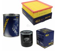 Sct Inspección Set + Motor Flusch para Audi A4 Cabriolet 2.4 3.0