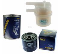 SCT Inspección Set + Motor Flush Para Mitsubishi Galant IV Stufenheck 1.8 Colt