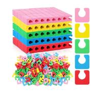 Sctecoau 500 Unidades de Separadores de Dedos de Pedicura Individuales, Espaciadores de Dedos de Espuma Suave, Cómodos Separadores de Dedos de los Pies, Pedicura