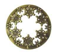 Sctecoau Cubierta para Velas Perfumadas, Velas de Regalo para Mujeres, Ayuda A Que Las Velas en Tarro Se Derritan Uniformemente de Nieve Bronce 7,8 cm