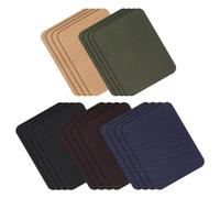 Sctecoau de Reparación para Planchar, 20 Parches de Tela Multicolores para Planchar para Reparación de Ropa, Tamaño 3,7 X 4,9 Pulgadas (9,8 cm X 12,8 Cm)