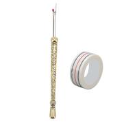 Sctecoau Kit de Desgarrador de Costuras y Quitahilos, Juego de Herramientas para Quitar Costuras con Grifo de Posicionamiento para Manualidades, Costura Dorada