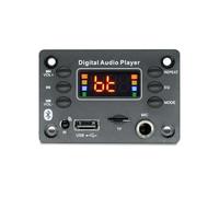Sctecoau Placa Decodificadora de Reproductor MP3 de 12 V, Módulo de Radio FM para Automóvil con Bluetooth 5.0, Decodificador de Reproductor WMA TF USB de 6,5 mm