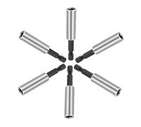Sctmda 6 piezas de 60 mm de longitud portapuntas magnéticas, soporte magnético, alargador atornillador vástago hexagonal 1/4 pulgadas, Para el montaje rápido de accesorios de herramientas