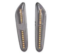 SCUASKJ 2 Luces De Posición Laterales LED Con Indicador Movimiento Agua Para E90/91/92/93/60/81/82/61 Intermitente Retrovisor(-Crystal Type A)