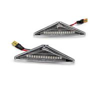 SCUASKJ 2 Luces Posición Laterales LED Intermitentes Secuenciales Para Ford Para Mondeo Para MK3, Para Focus Para MK1 Y Para Falcon Intermitente Retrovisor(Dynamic Black)