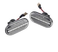 SCUASKJ 2 Luces Señalización Lateral LED Dinámicas Para Trafic, Para Kangoo, Para Twigo, Para Nissan, Para Interstar Para Primastar Intermitente Retrovisor(B)