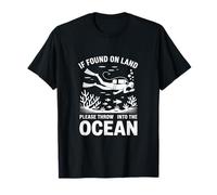 Scuba Diver Meme Si Encontrado En Tierra Buceo Divertido Camiseta