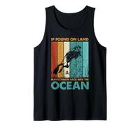 Scuba Diver Sea Lover Funny Return to Ocean Cita Camiseta sin Mangas