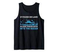 Scuba Diver Sea Lover Funny Return to Ocean Cita Camiseta sin Mangas
